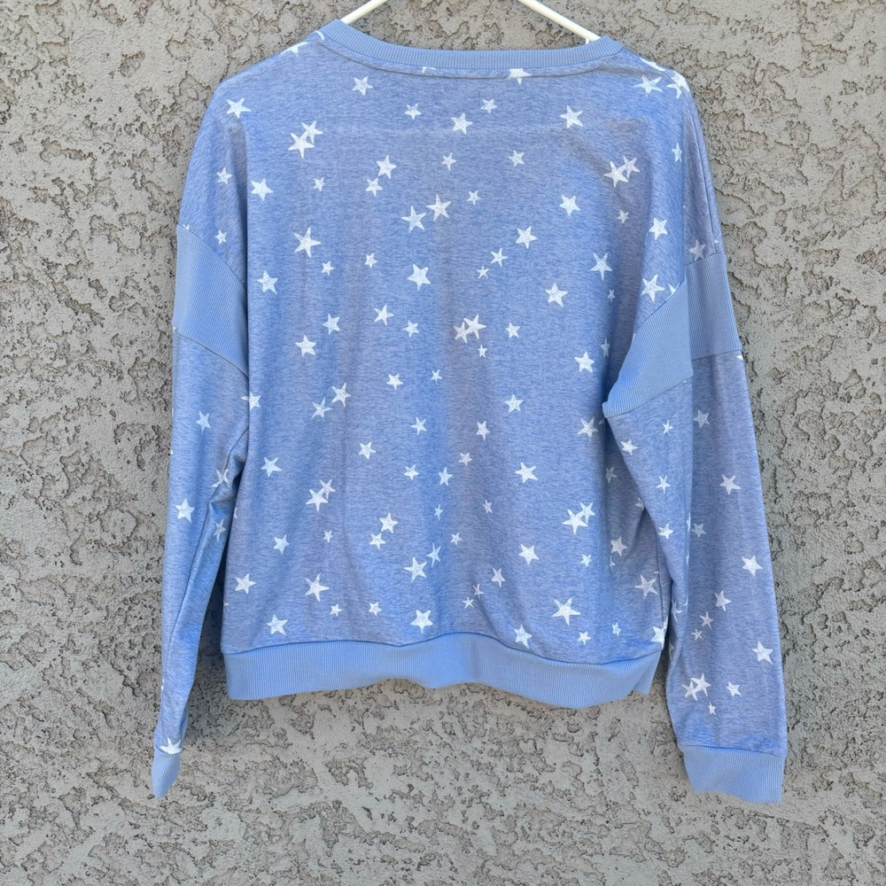 SPLENDID Stars Pajama Top Sweatshirt - Picture 4 of 9